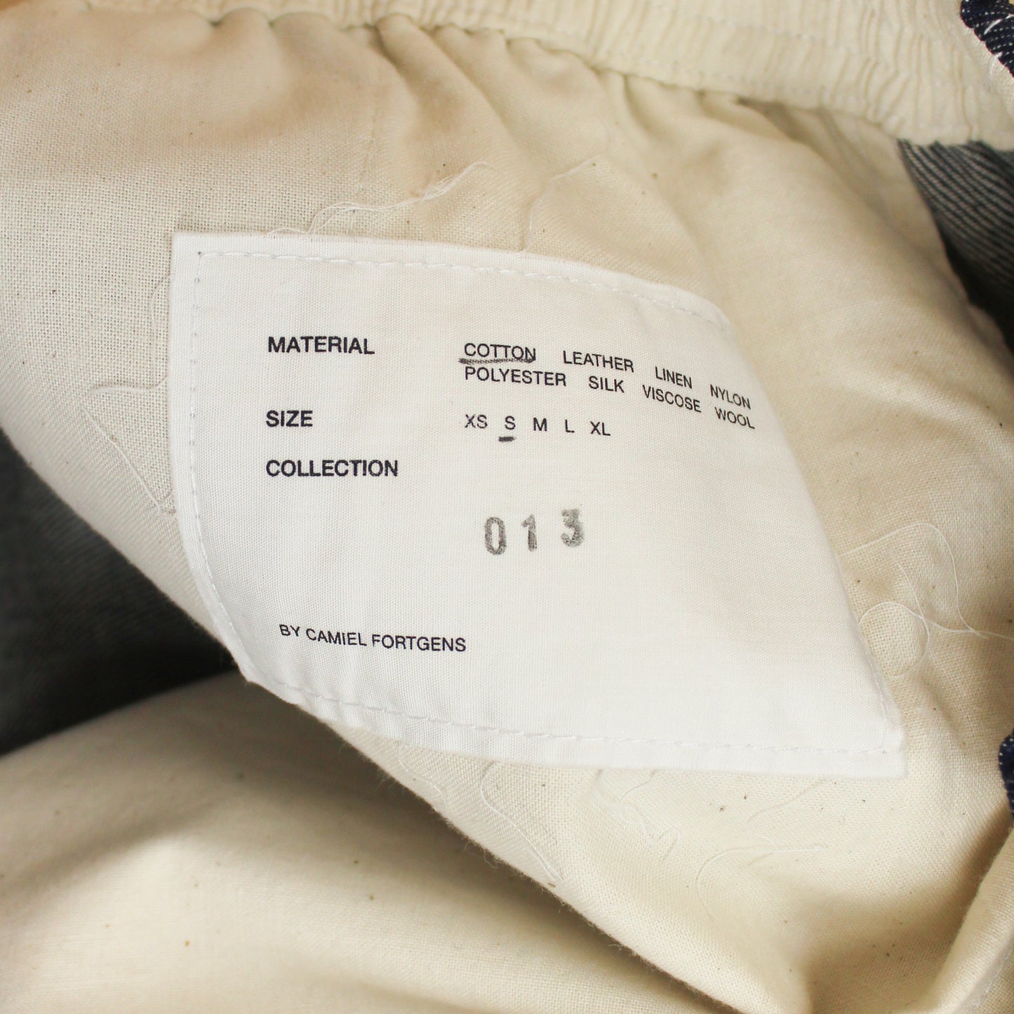 Camiel Fortgens Selvedge Denim Elastic Waist Grandma Pants