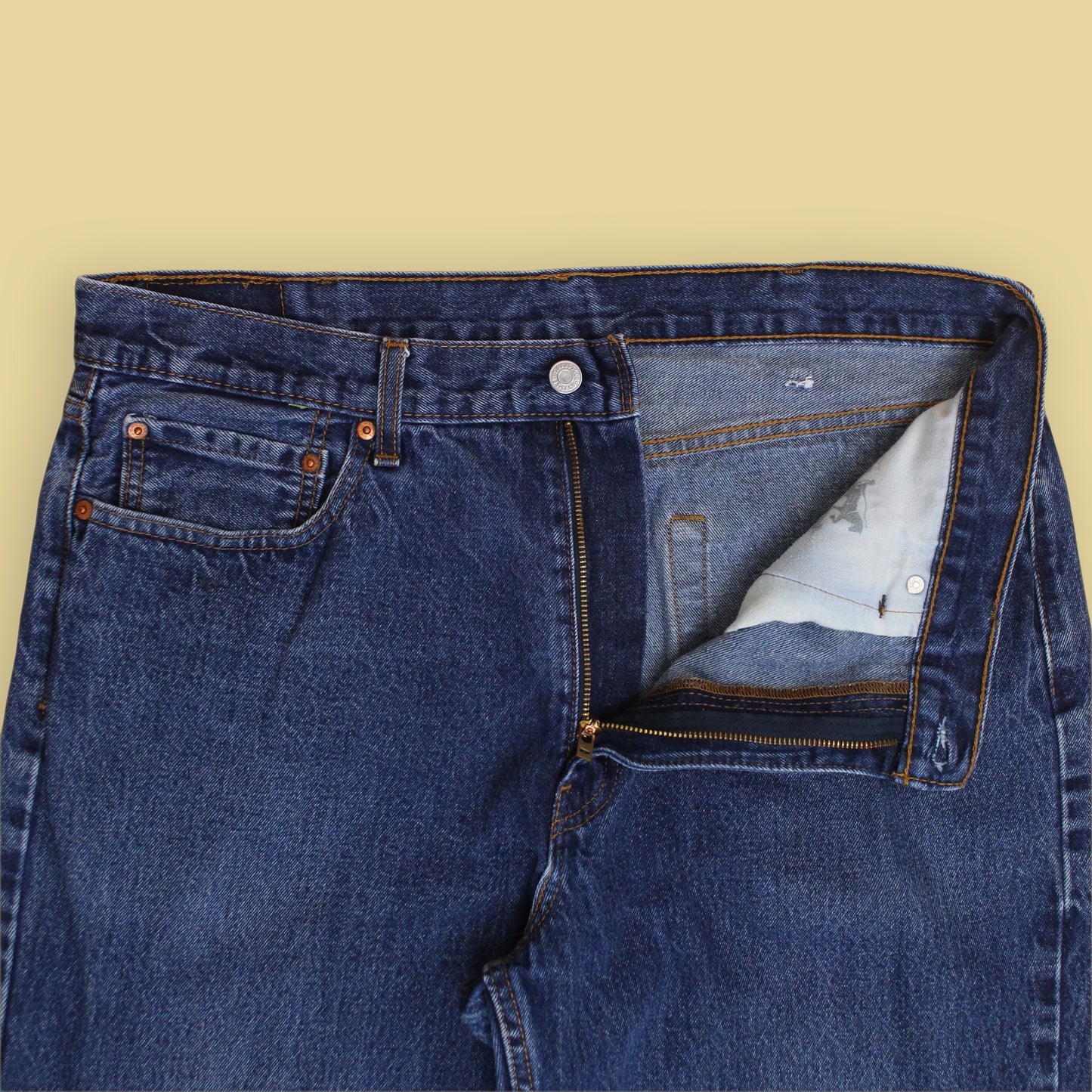 Levi's Stonewash Denim 550 Relaxed Fit Jeans