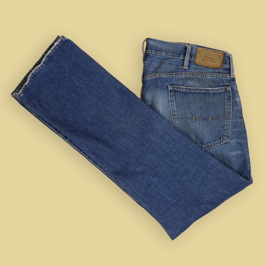 Polo Ralph Lauren Light Wash Denim Varick Slim Straight Jeans