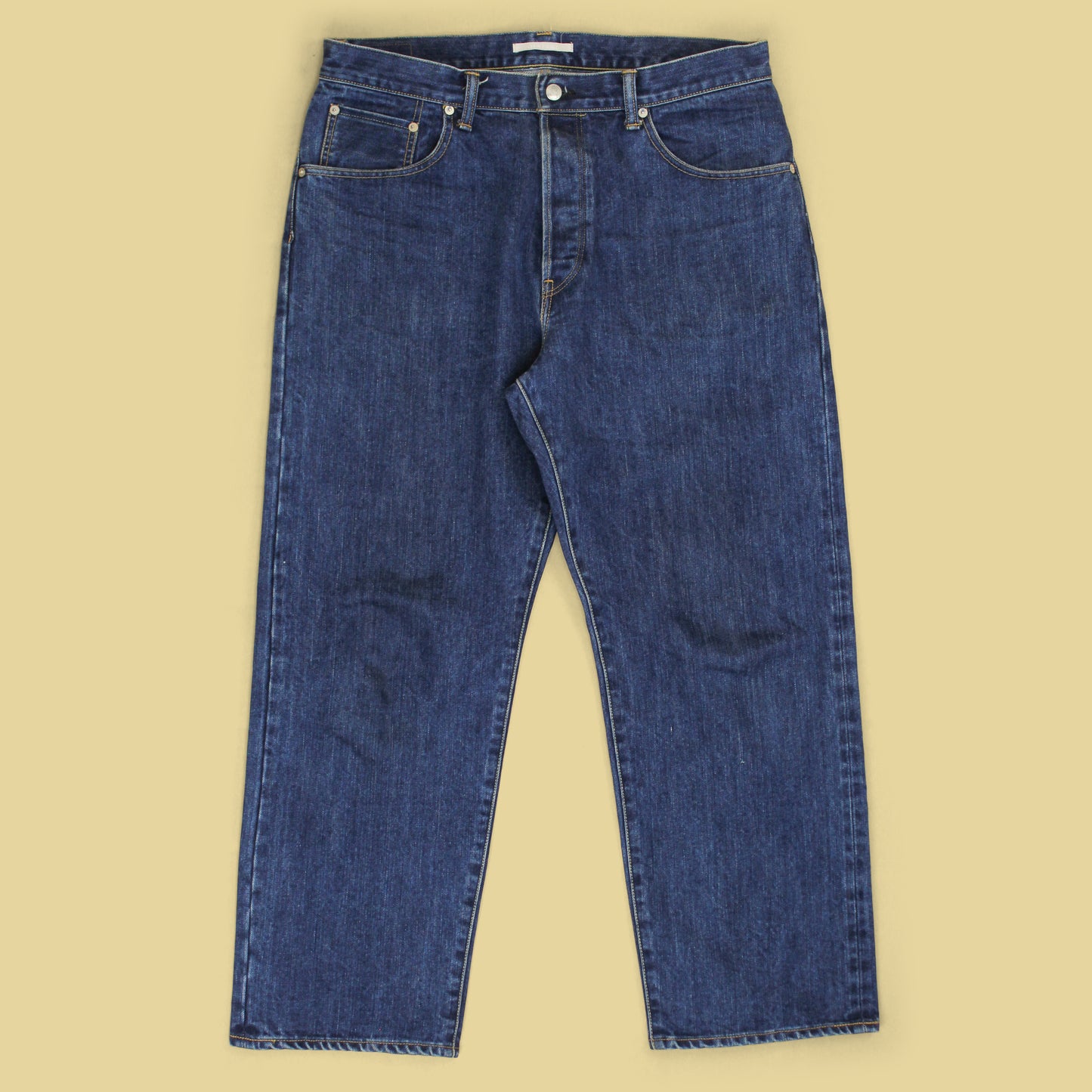 Hatski 15.6oz Used Blue Wash Selvedge Denim Wide Taper Jeans