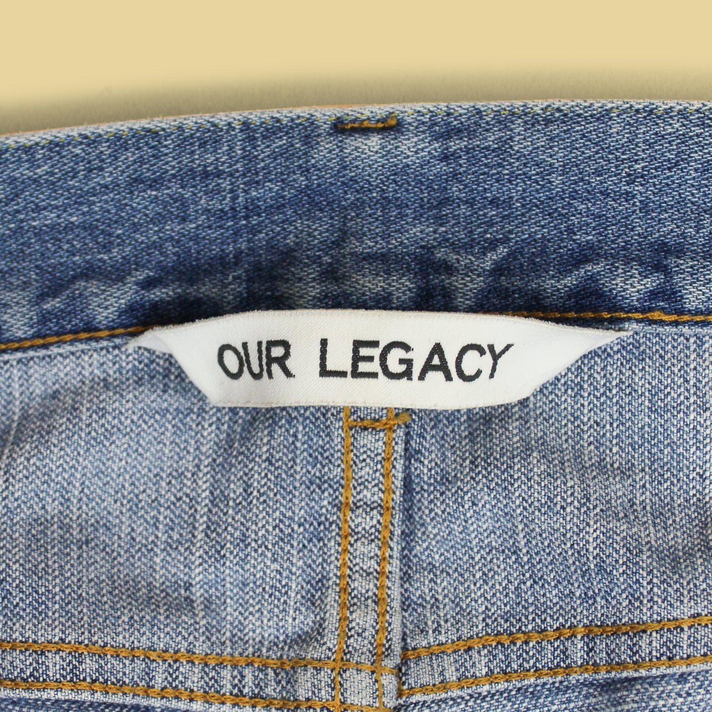 Our Legacy Faded Wash Broken Twill Denim First Cut Jeans