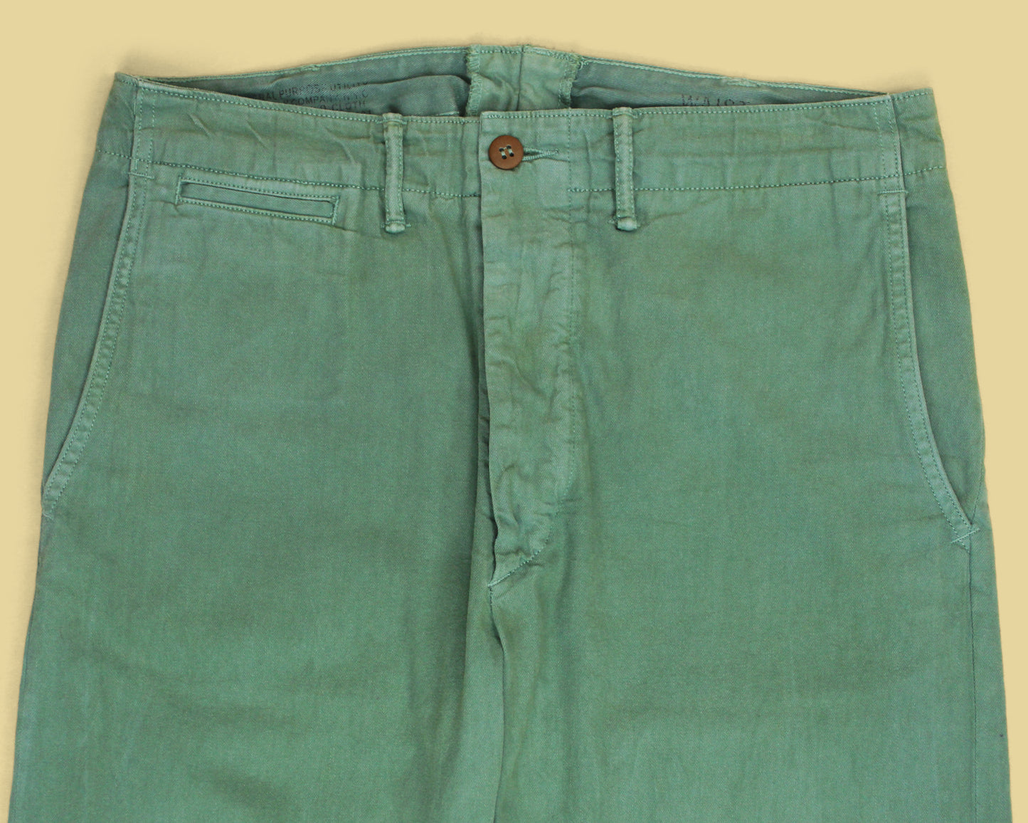 Double RL Garment-Dyed Cotton Twill Officer Chinos