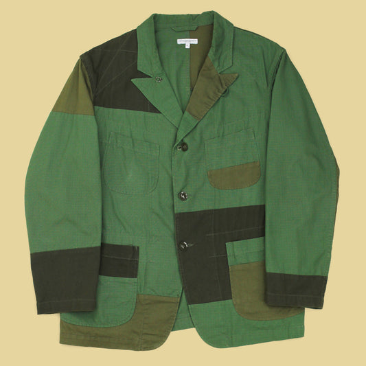 Engineered Garments Patchwork Cotton Bedford Jacket
