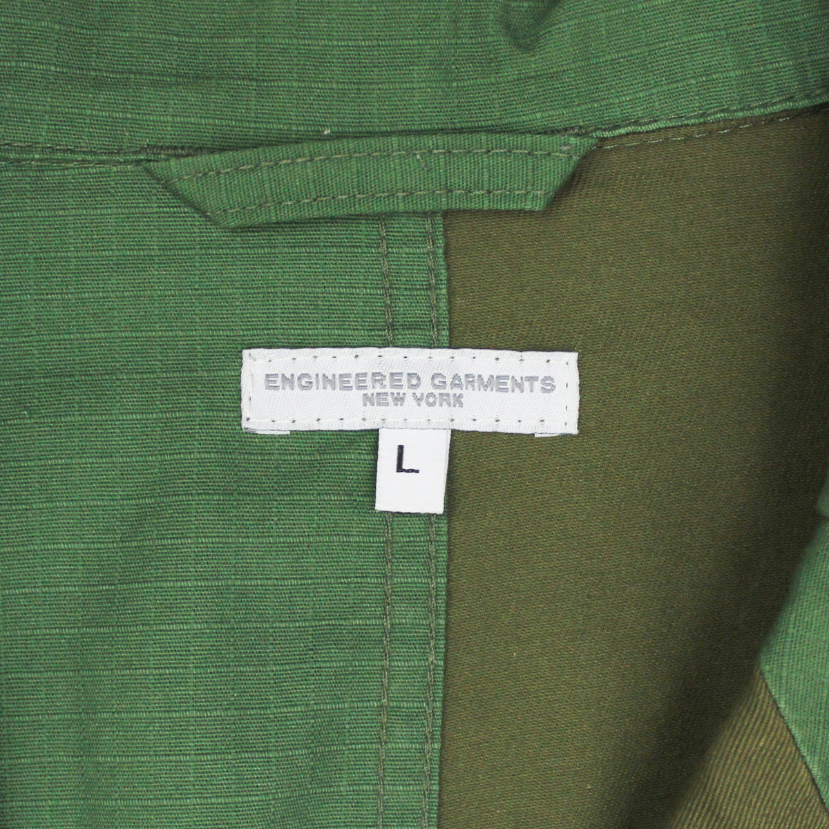Engineered Garments Patchwork Cotton Bedford Jacket