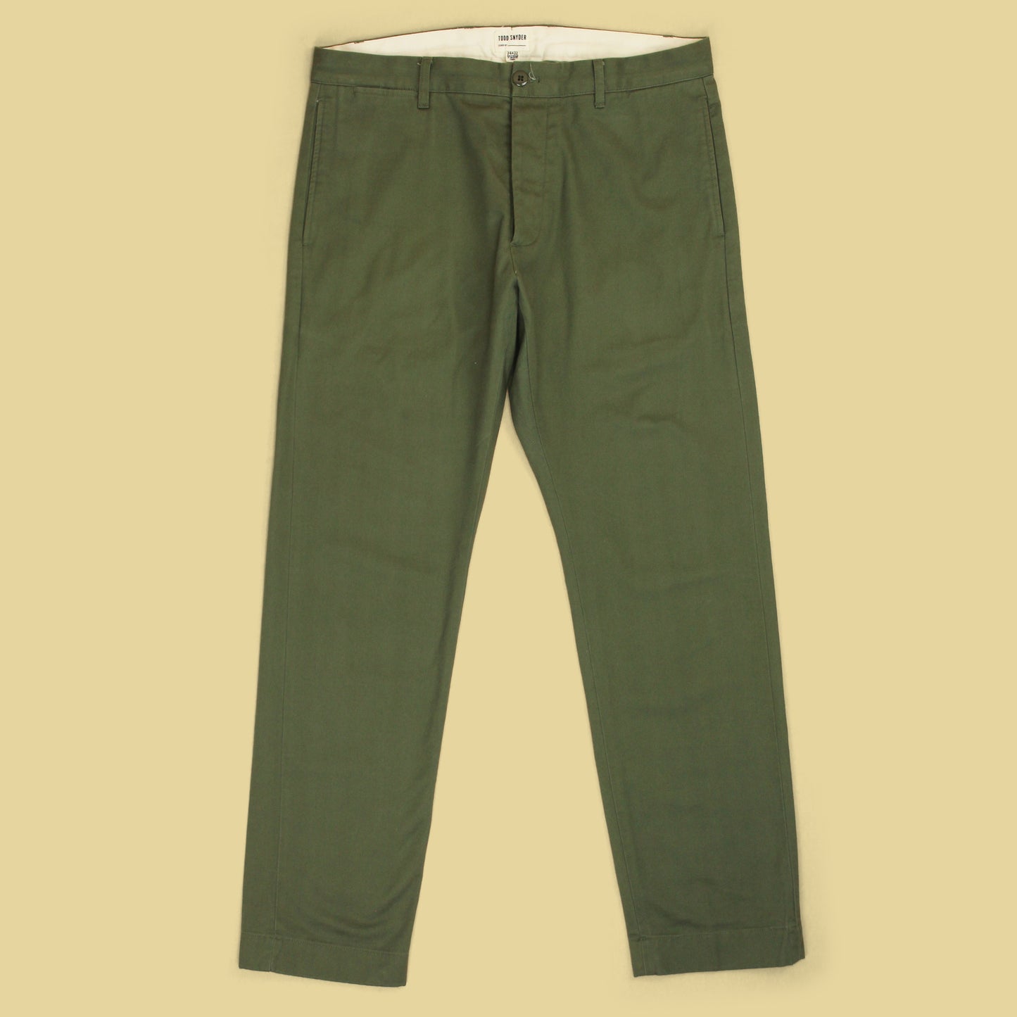 Todd Snyder Selvedge Cotton Twill Chinos