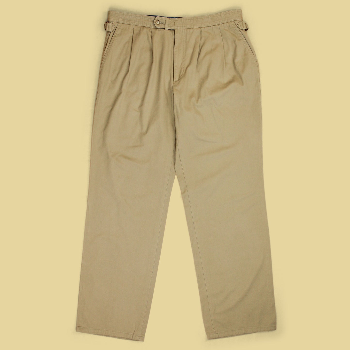 Gant Salty Dog Cotton Twill Side-Tab Pleated Chinos