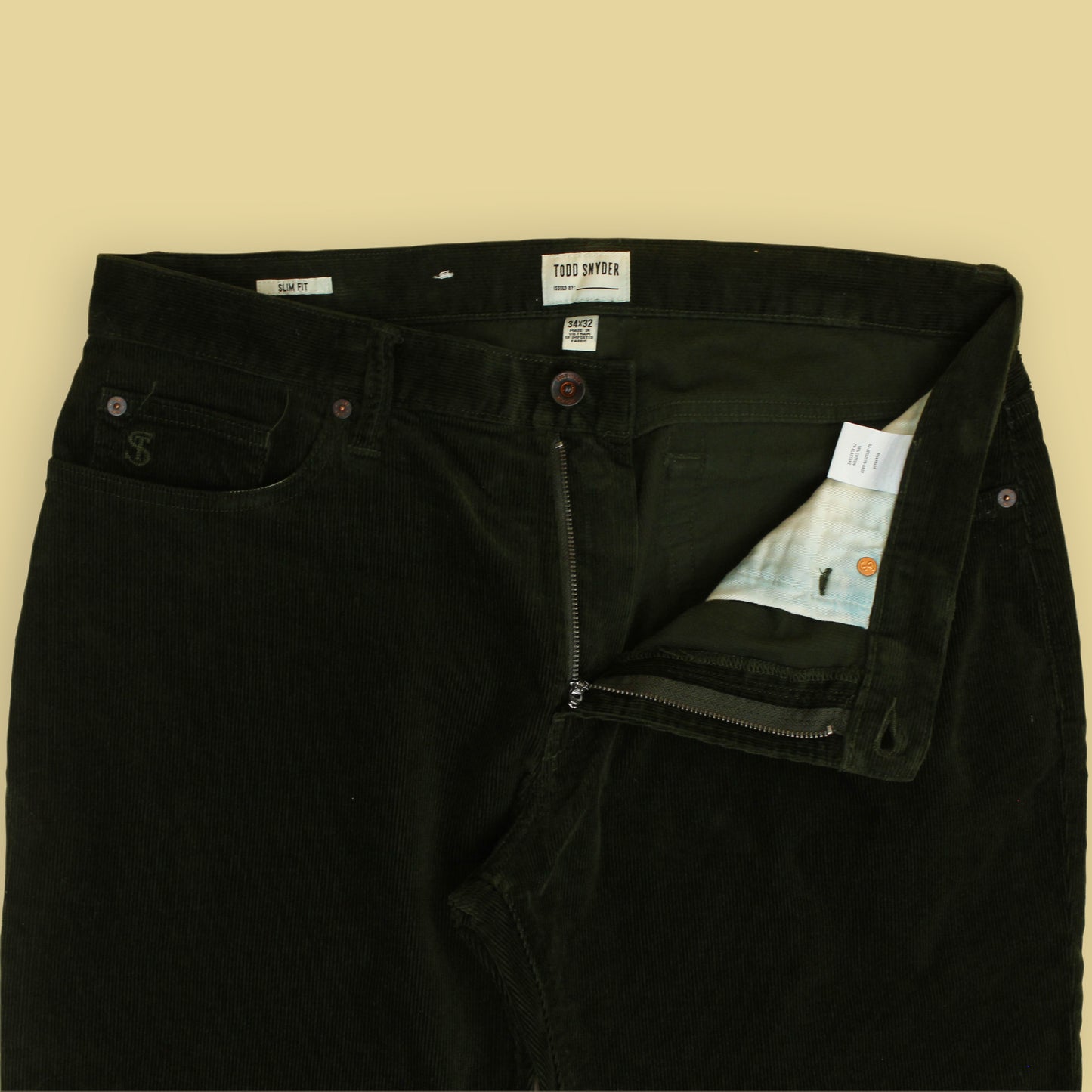 Todd Snyder Stretch Corduroy Slim Fit 5-Pocket Pants