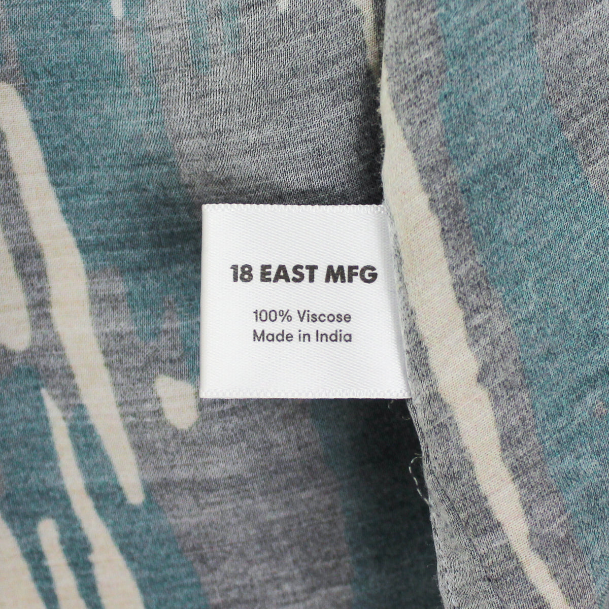 18 East Shangri-La Print Viscose Pionta Camp Shirt