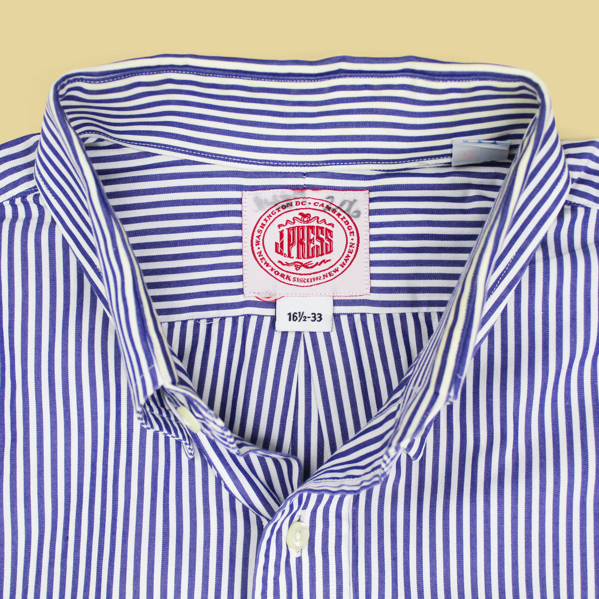 J. Press Candy Stripe Cotton Button-Down Shirt