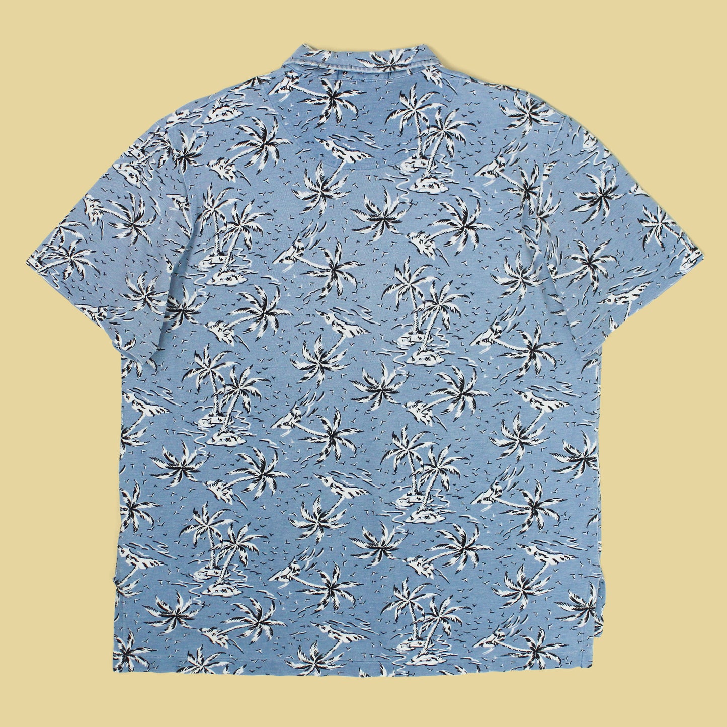 Polo Ralph Lauren Island Print Pique Knit Cotton Polo Shirt