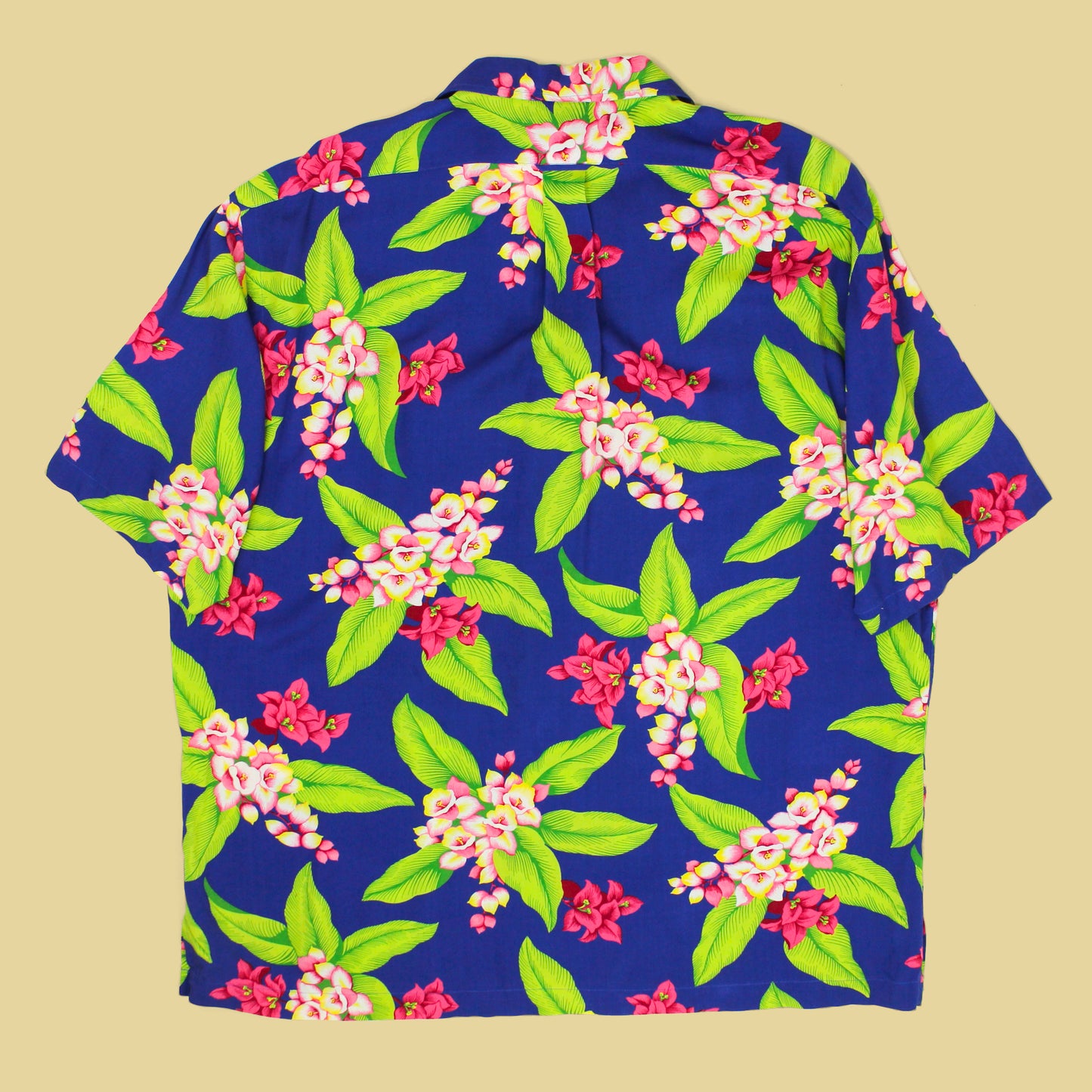 Vintage Polo Ralph Lauren Floral Print Rayon Short Sleeve Camp Collar Caldwell Shirt