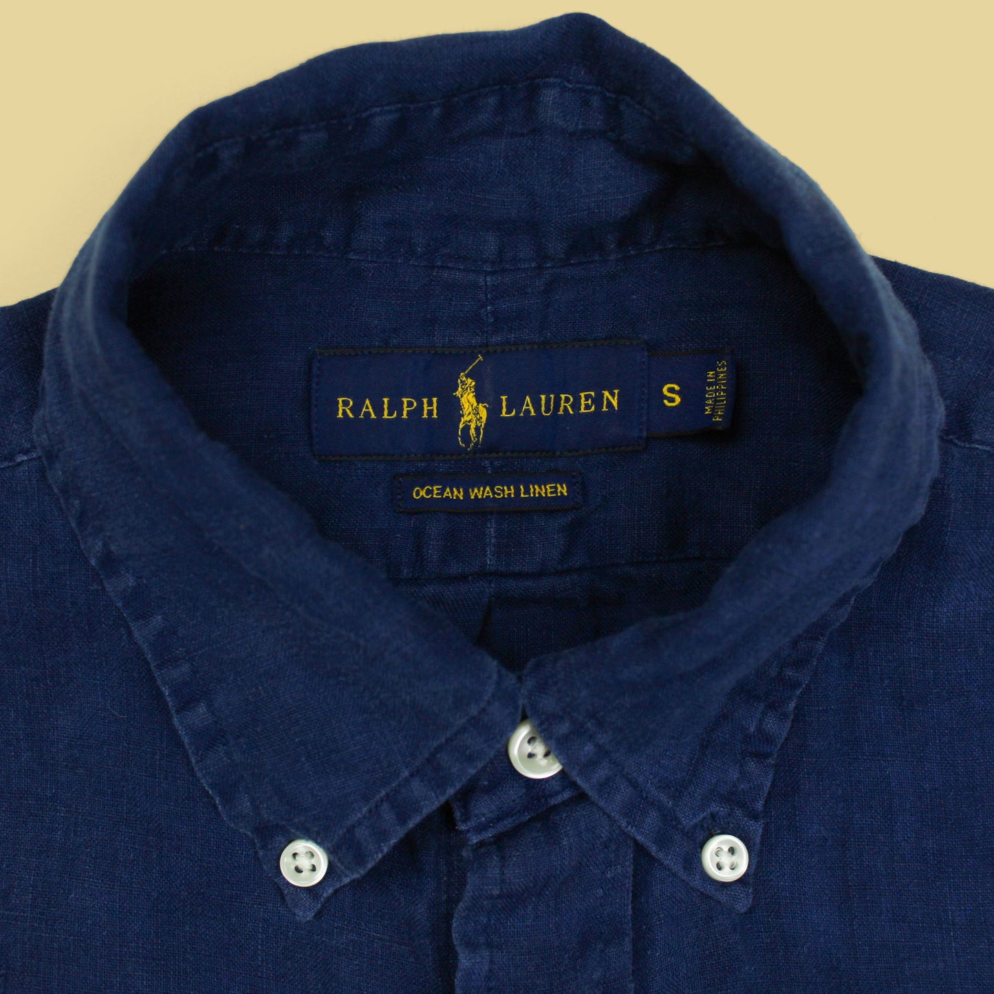 Ralph Lauren Ocean Wash Linen Button-Down Shirt