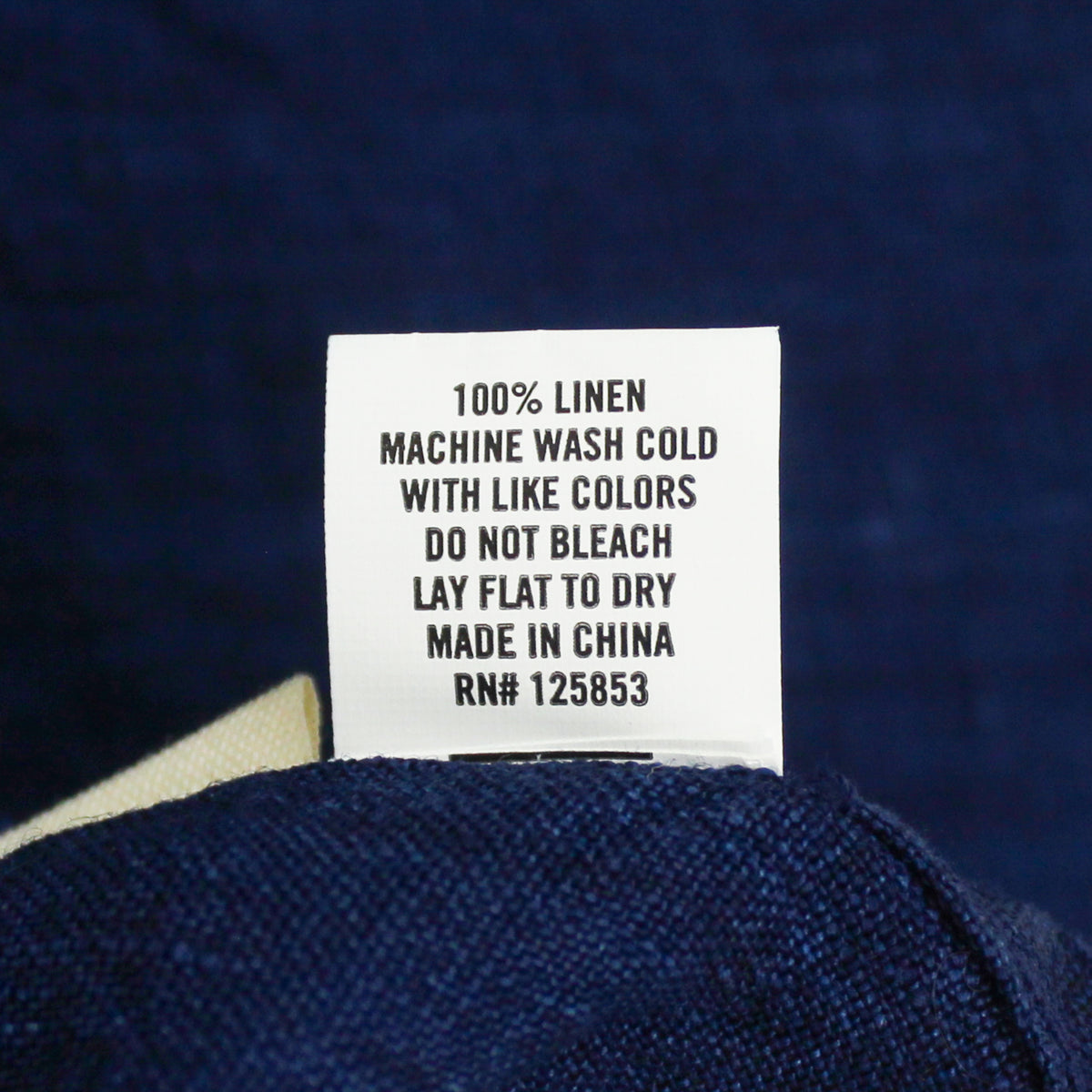 Taylor Stitch Embroidered Indigo Linen Short Sleeve Pearl Snap Western Shirt