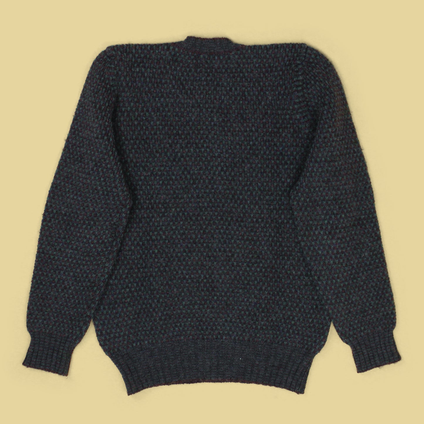 Alexander Julian for Pringle Shetland Wool Crew Neck Sweater