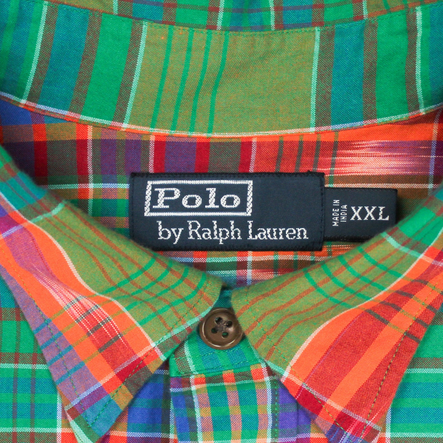 Polo Ralph Lauren Ikat Plaid Cotton Button-Up Safari Shirt