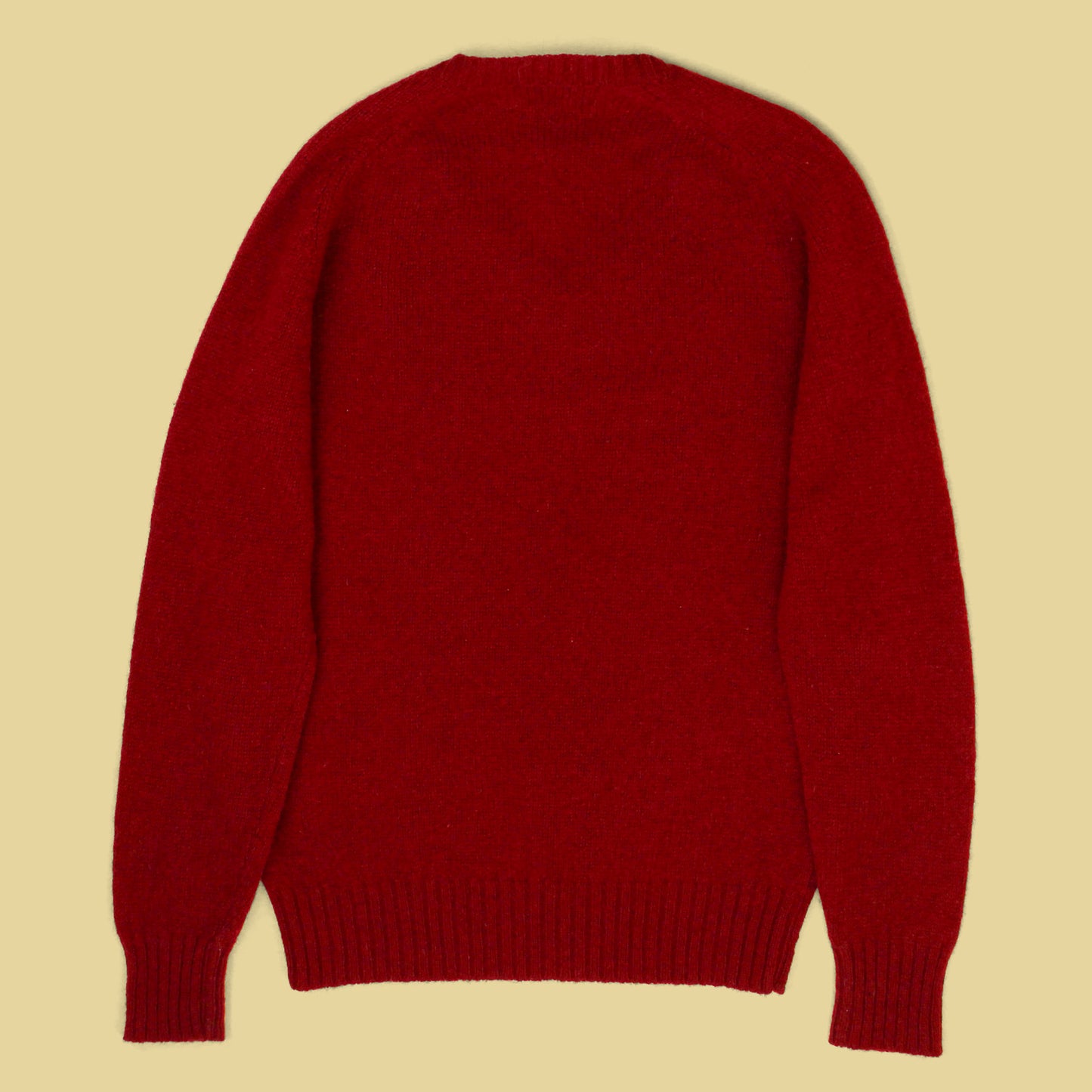 Archie Brown & Son Shetland Wool V-Neck Sweater