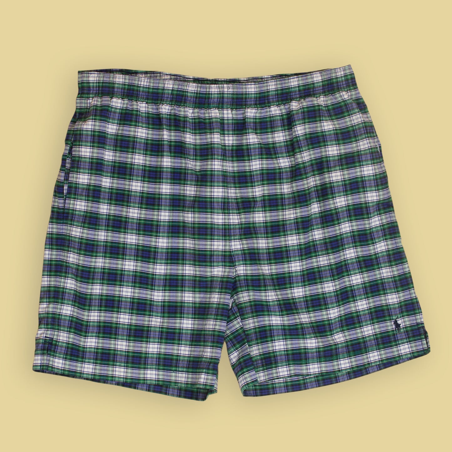 Polo Sport Tartan Cotton Nylon Swim Trunks