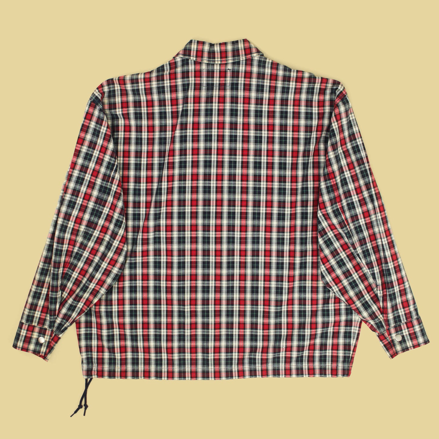 Vintage J. Crew Plaid Cotton Anorak Jacket