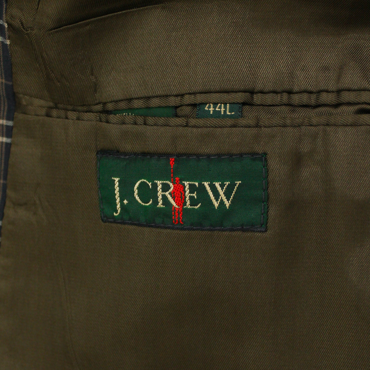Vintage J. Crew Plaid Cotton Sport Coat