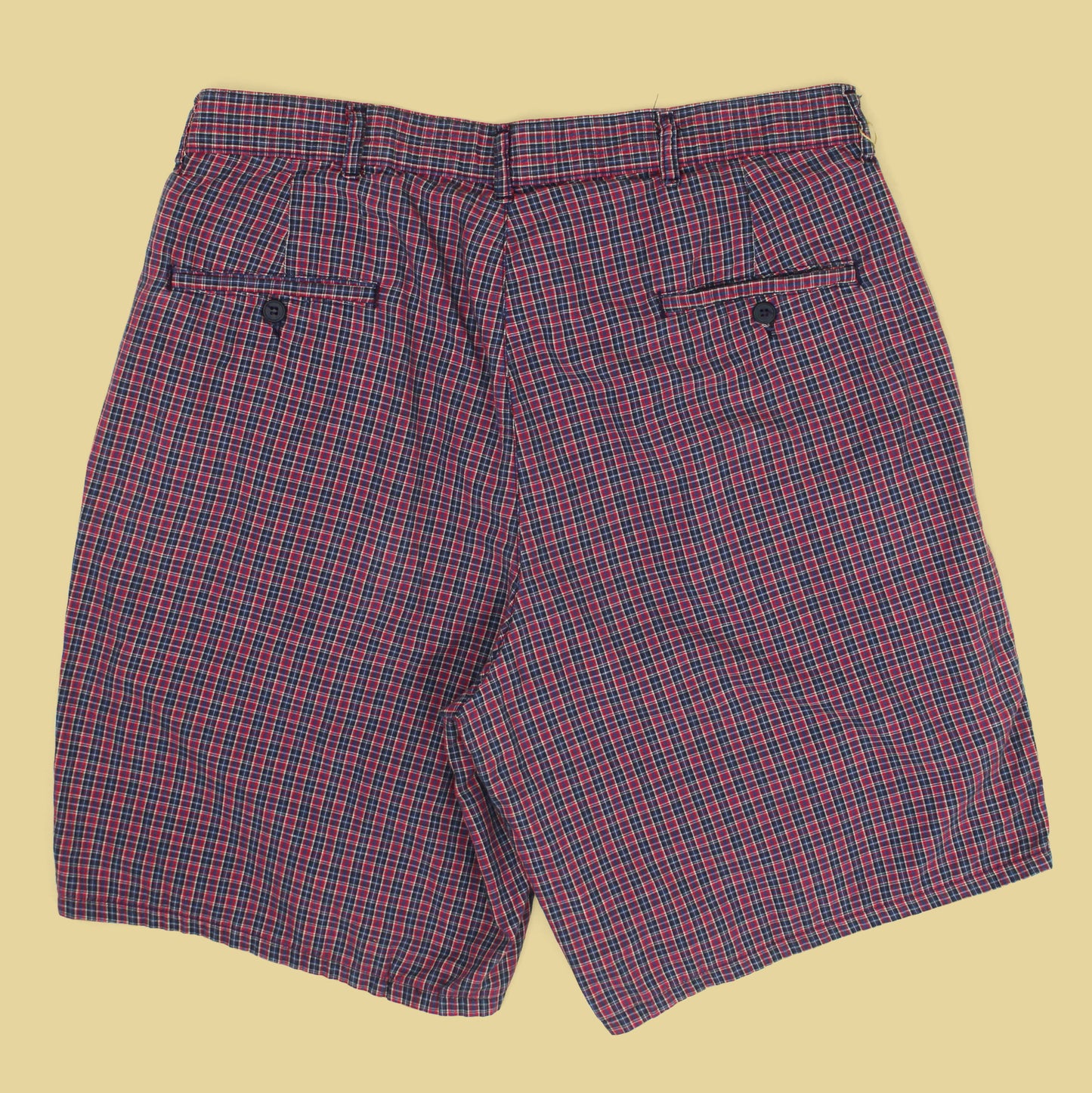 Polo Ralph Lauren Micro Plaid Cotton Pleated Shorts