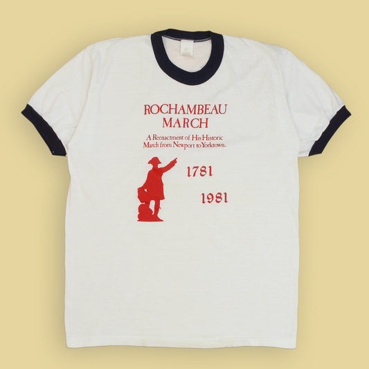 1980s Springfoot Rochambeau March Ringer Tee