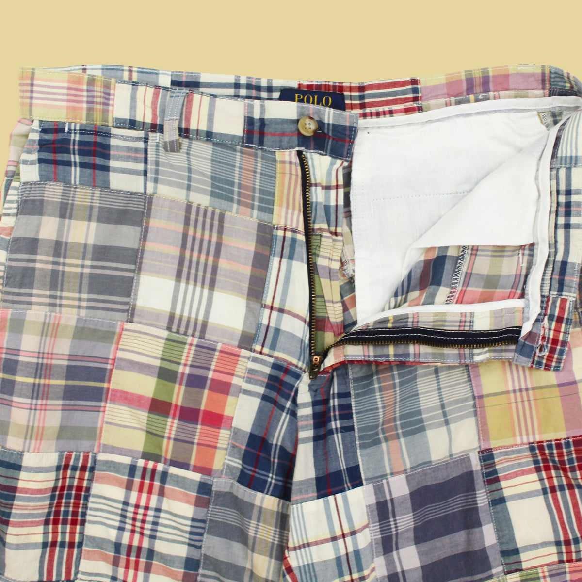 Polo Ralph Lauren Plaid Patchwork Madras Shorts