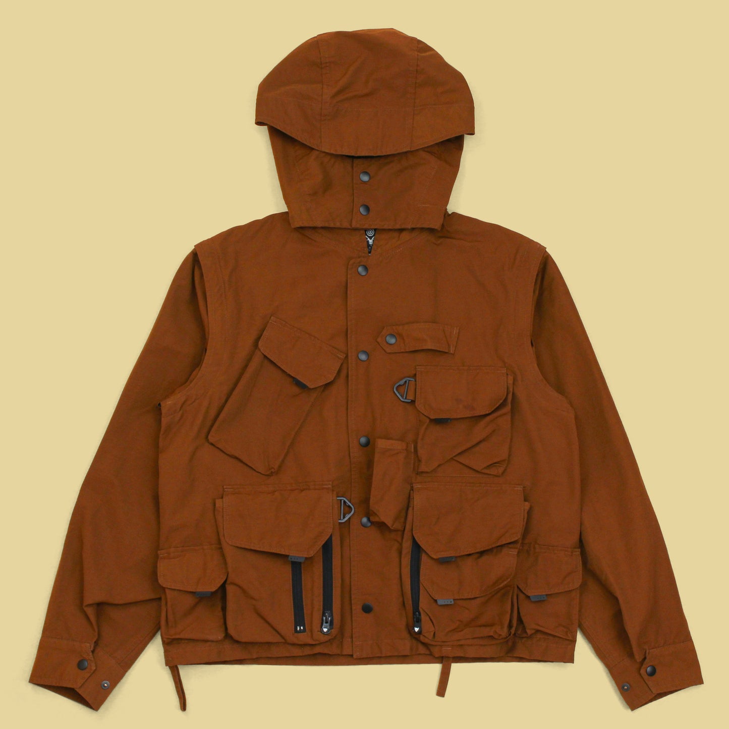 South2 West8 Cotton/Nylon Grosgrain Convertible Tenkara Trout Parka