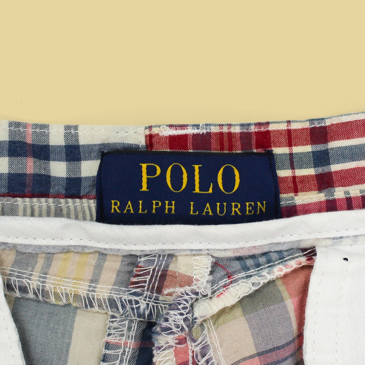 Polo Ralph Lauren Plaid Patchwork Madras Shorts