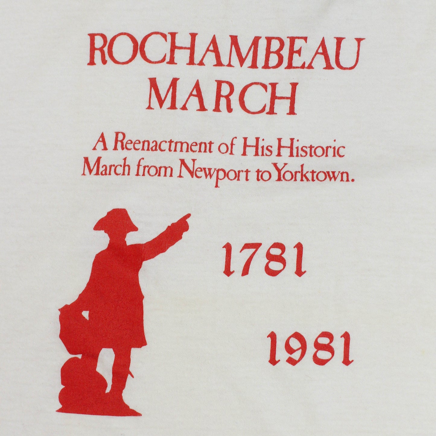 1980s Springfoot Rochambeau March Ringer Tee
