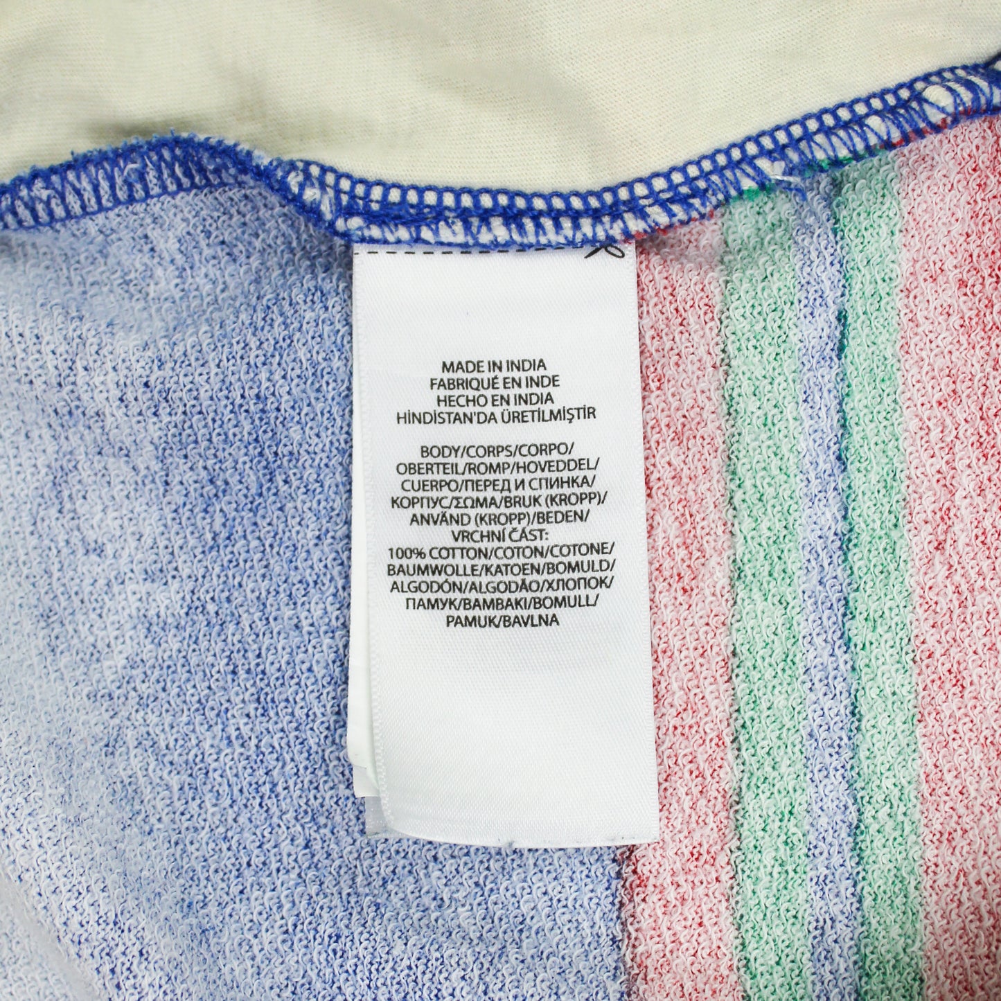 Polo Ralph Lauren Gradient Stripe Print Cotton Terry Fleece Sweat Shorts