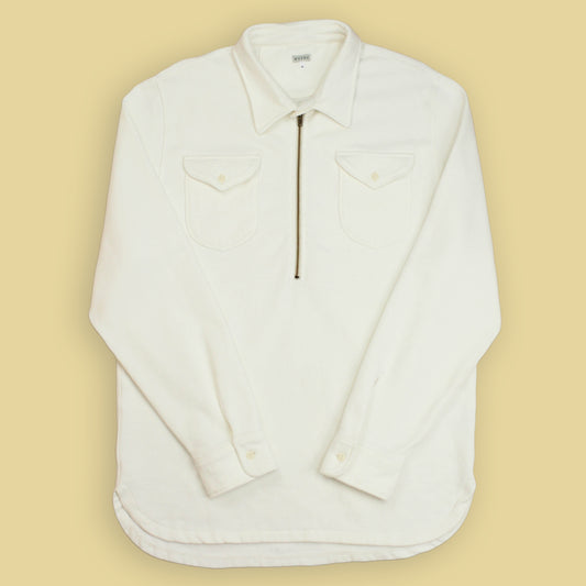 Wythe Cotton Fleece Quarter Zip Sweatshirt
