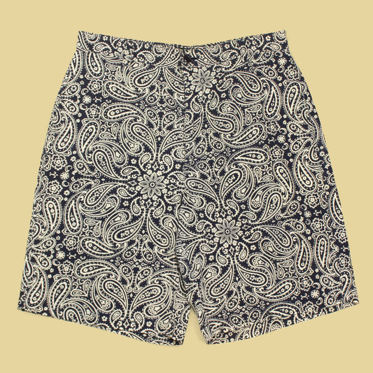 Vintage J. Crew Paisley Print Cotton Shorts