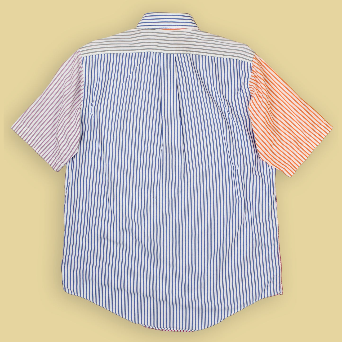 Kenneth Gordon Bengal Stripe Cotton Popover Fun Shirt