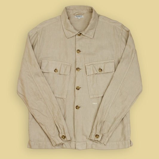 Knickerbocker NYC Cotton Linen Herringbone Twill Overshirt