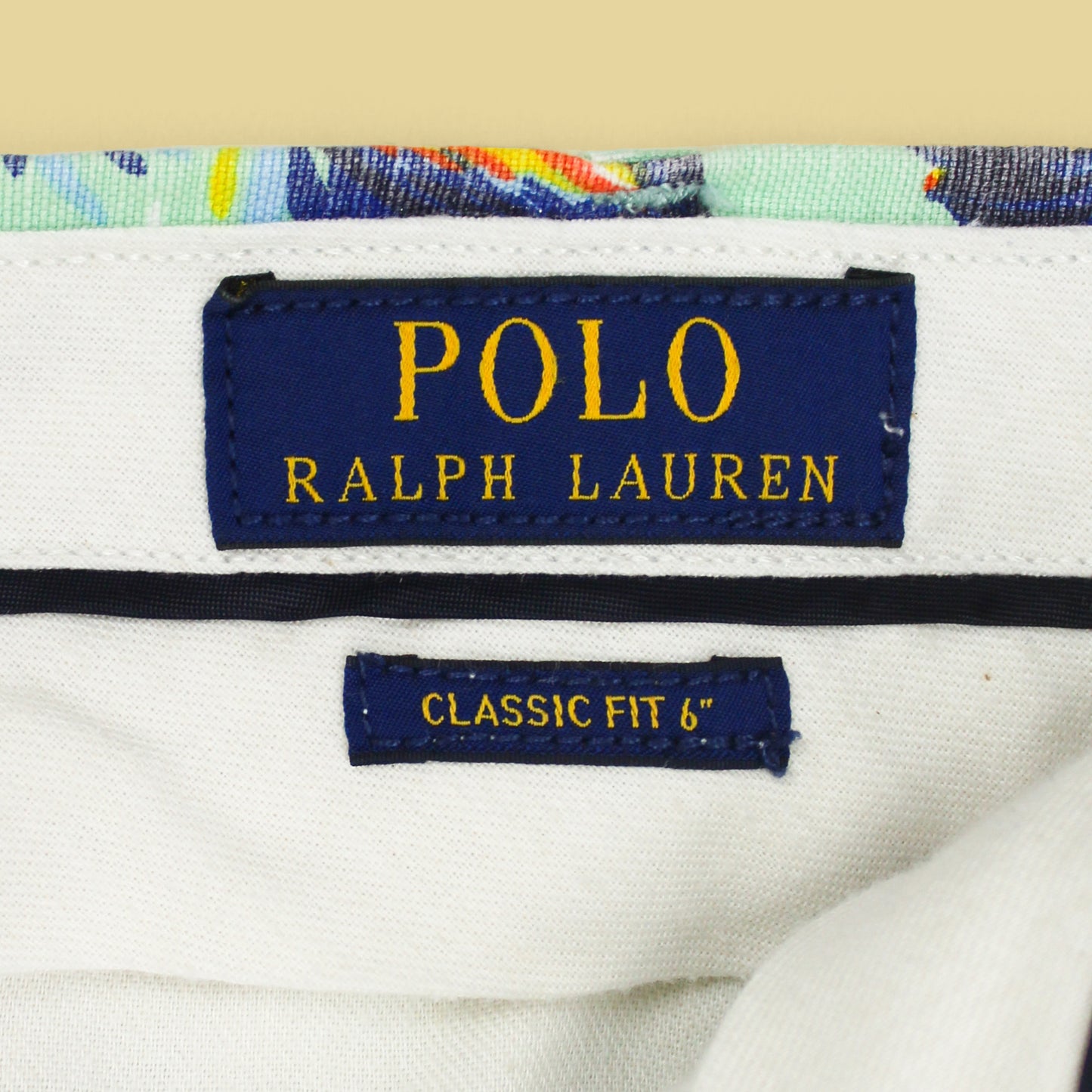 Polo Ralph Lauren Marlin Fishing Print Linen Cotton Shorts