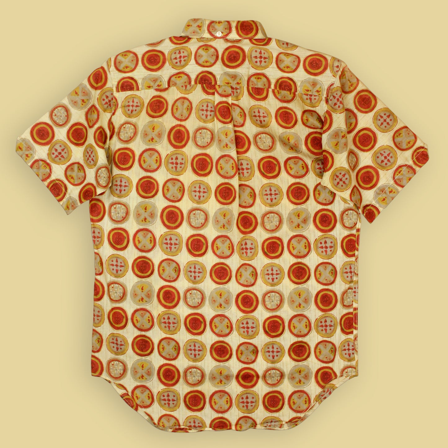 McGregor Abstract Print Lawn Cotton Popover Shirt