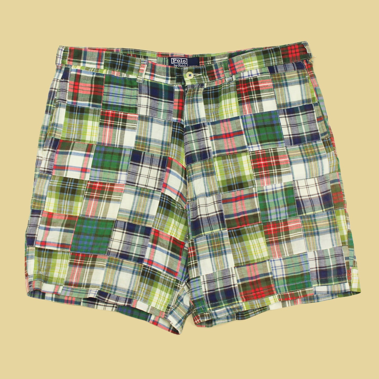 Polo Ralph Lauren Plaid Patchwork Madras Shorts