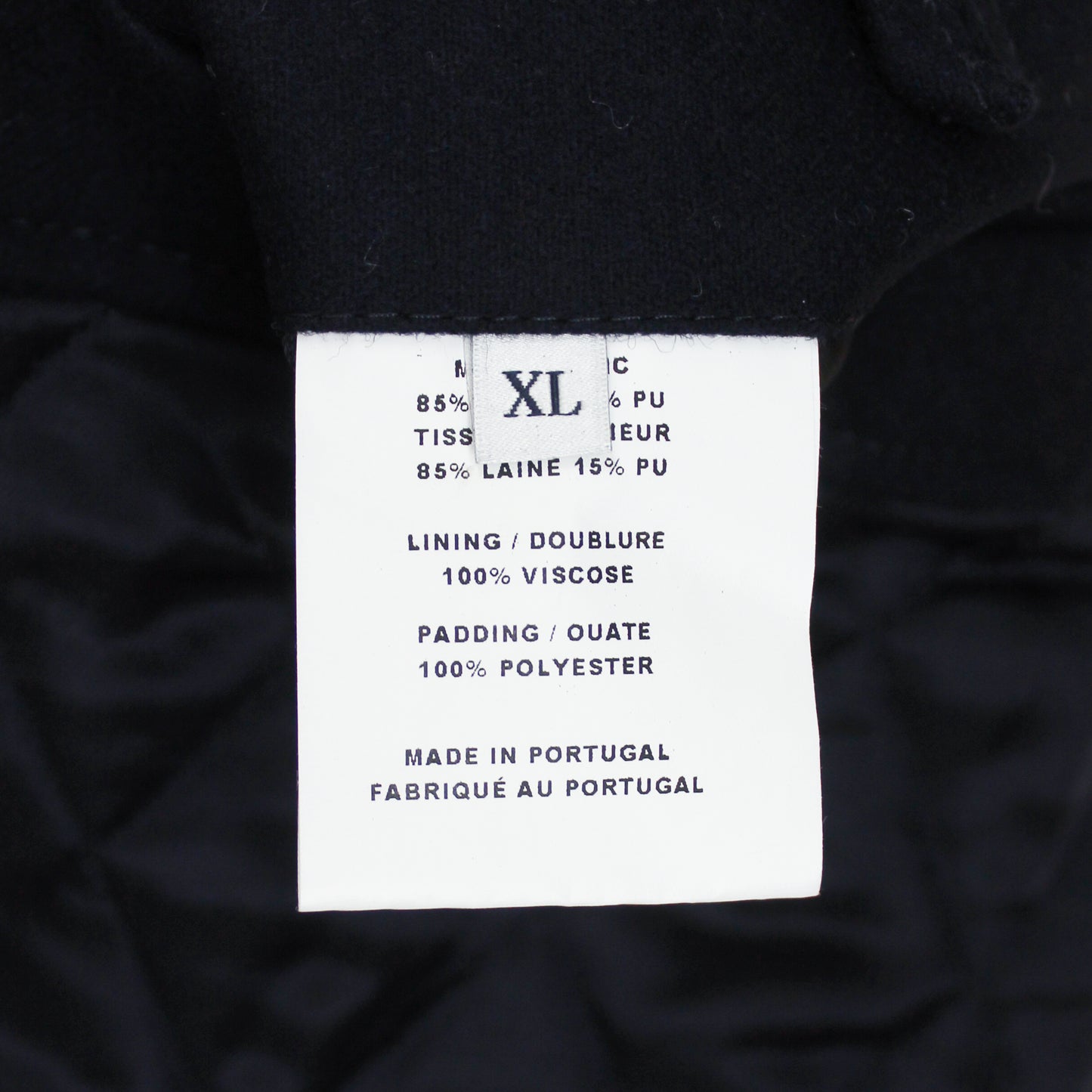 Officine Générale Wool Flannel Padded Bomber Jacket