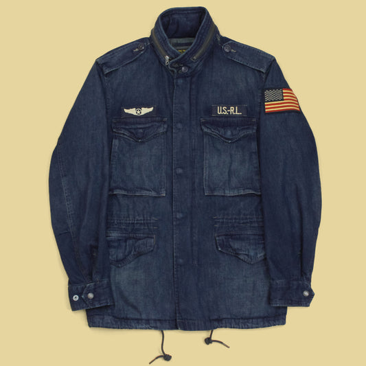 Polo Ralph Lauren Denim Military Field Jacket
