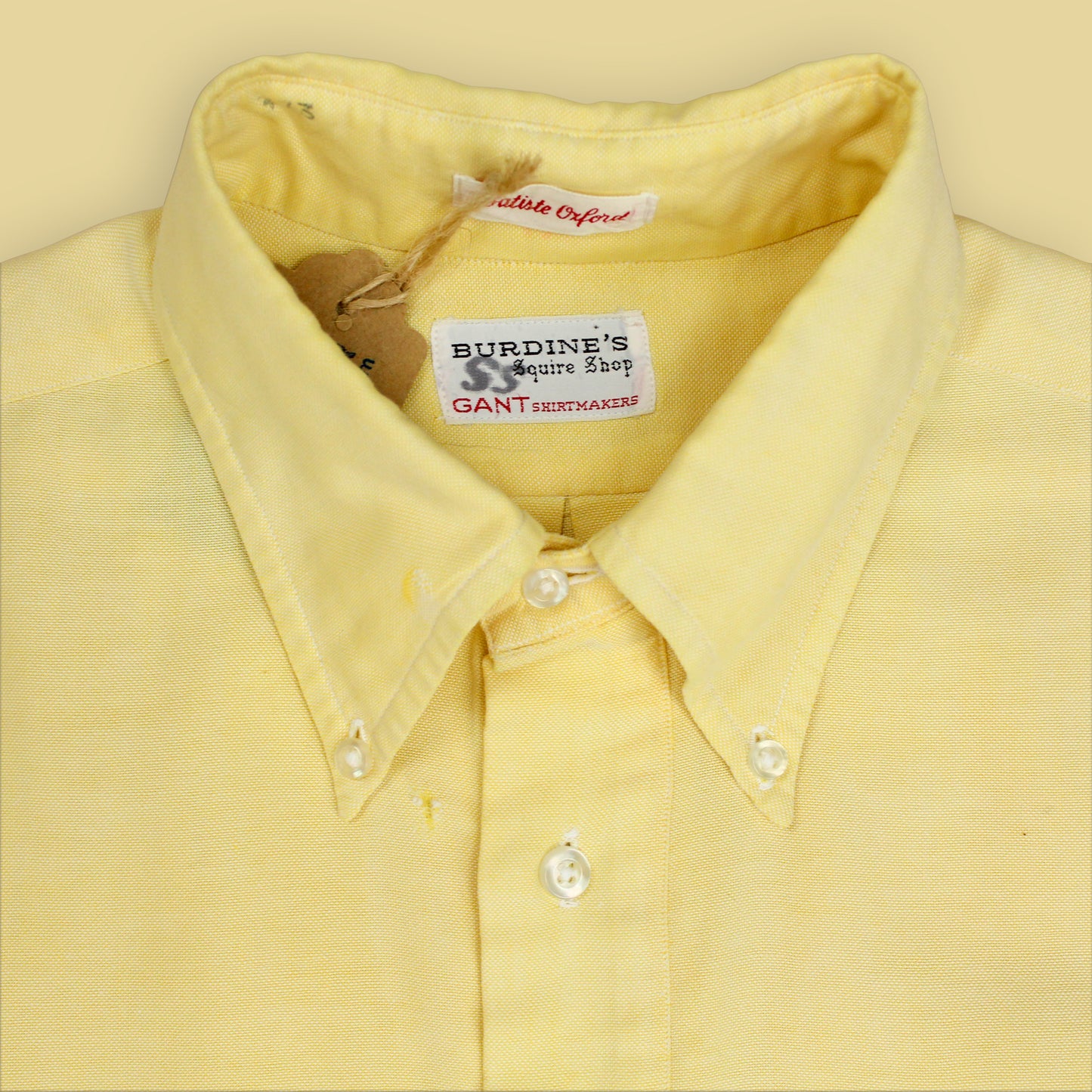 Gant Batiste Oxford Cloth Button Down Collar Popover Shirt