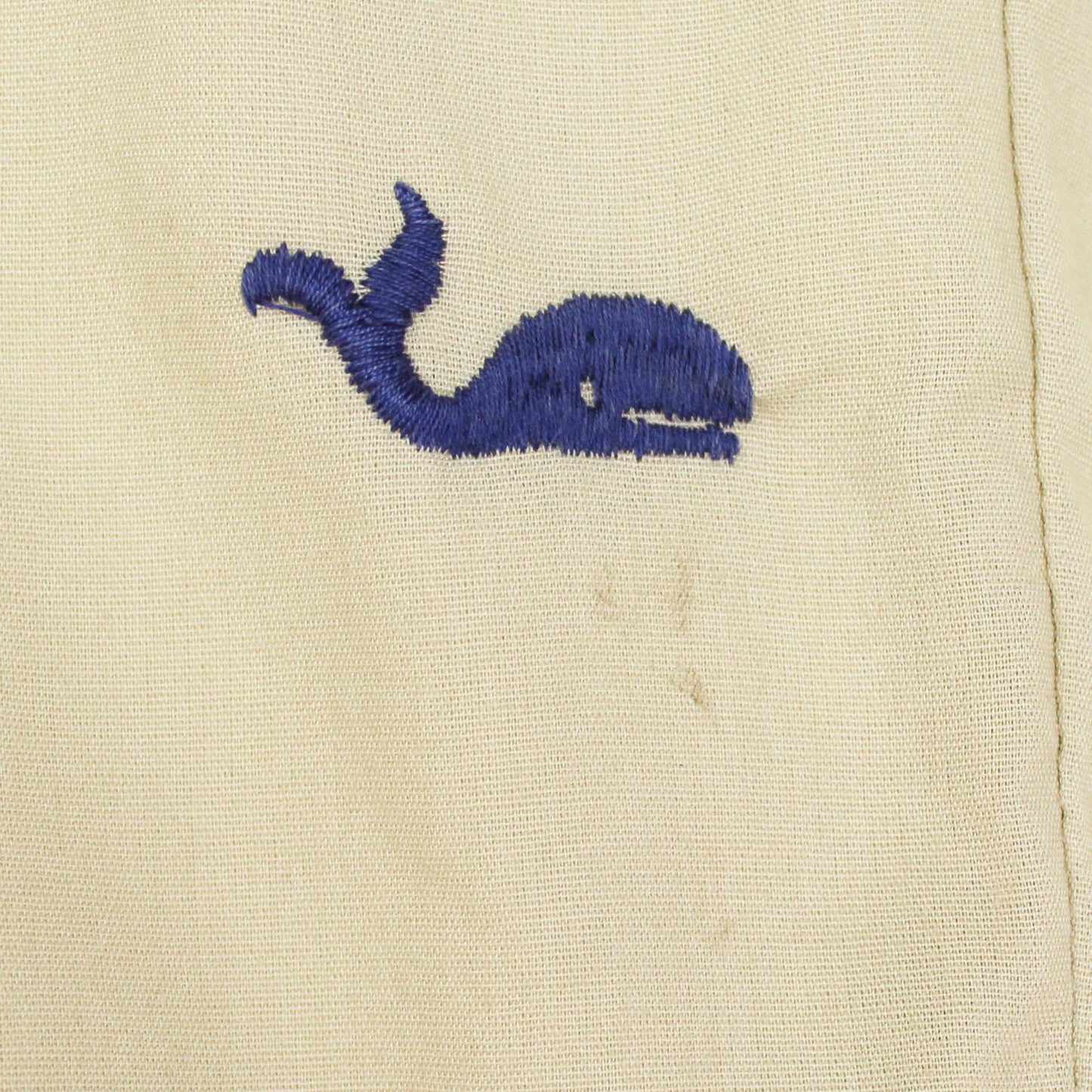 Vintage Whale Embroidered Shorts