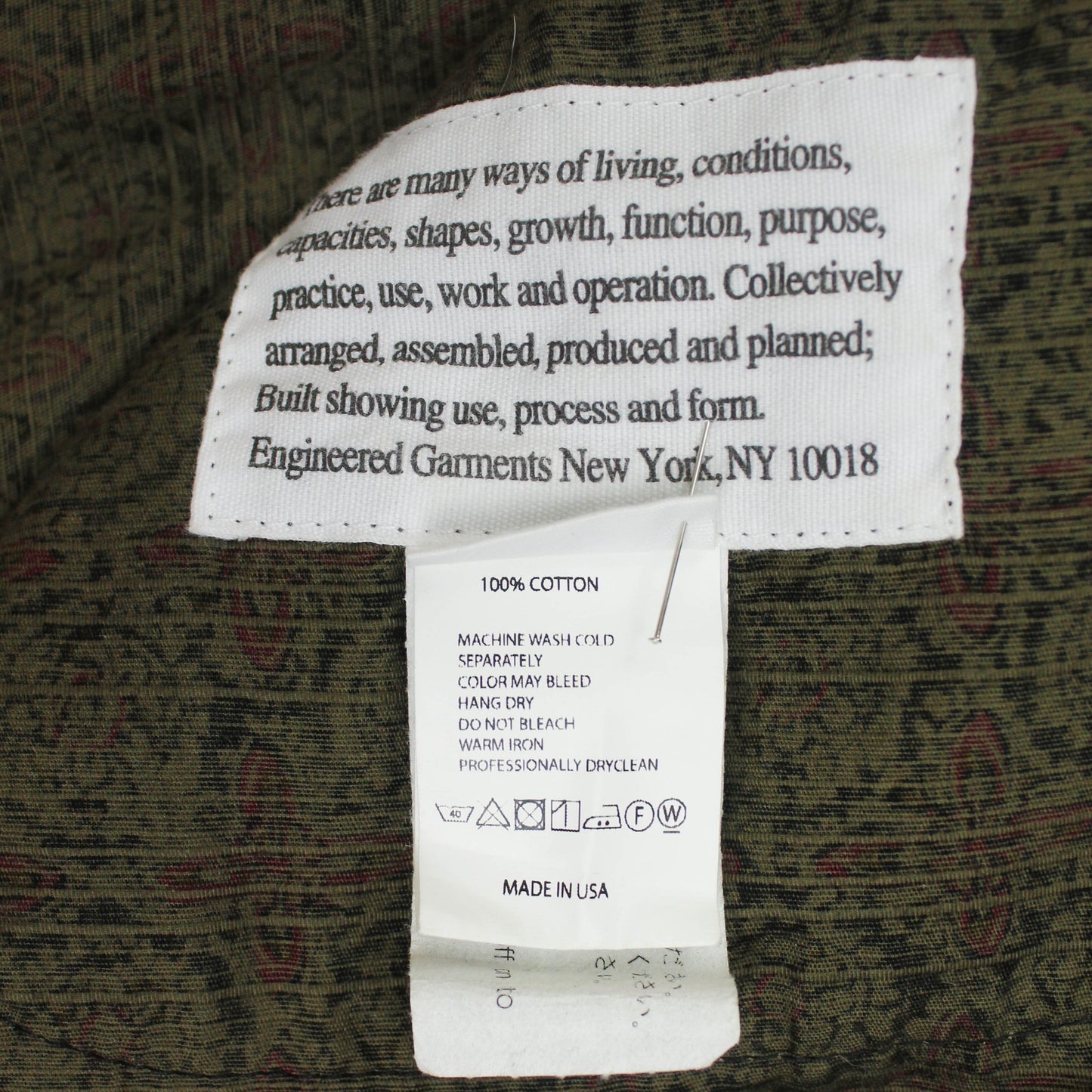 Engineered Garments Floral Print Java Cloth Loiter Jacket