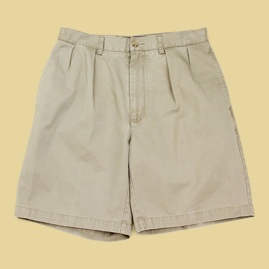 Vintage Polo Ralph Lauren Cotton Twill Pleated Tyler Shorts