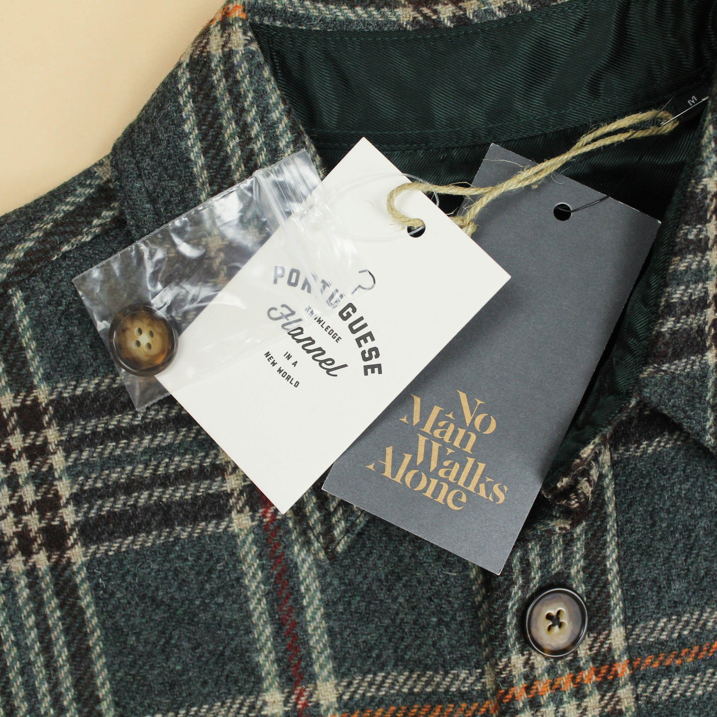 Portuguese Flannel Plaid Wool Flannel Mesc Overshirt