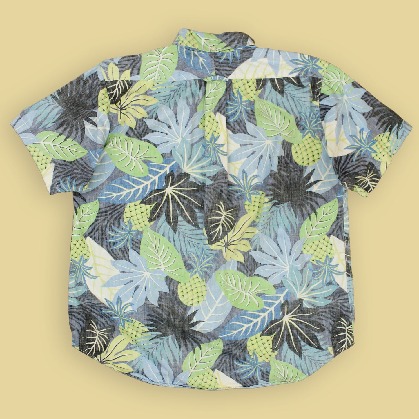 Engineered Garments Floral Reverse Print Cotton Popover Shirt