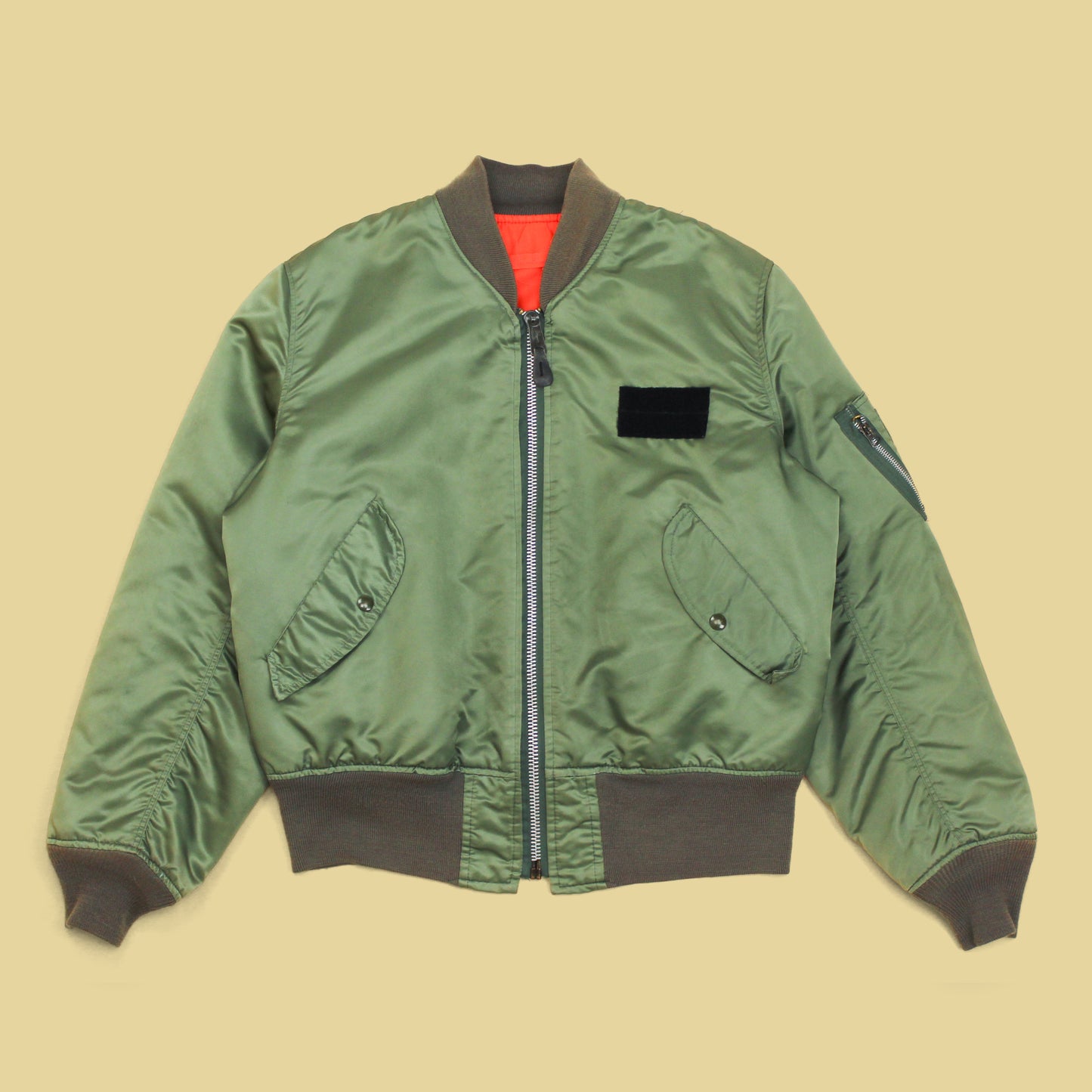Vintage Civilian Issue/Reproduction Reversible MA-1 Bomber Jacket