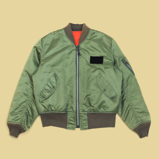 Vintage Civilian Issue/Reproduction Reversible MA-1 Bomber Jacket