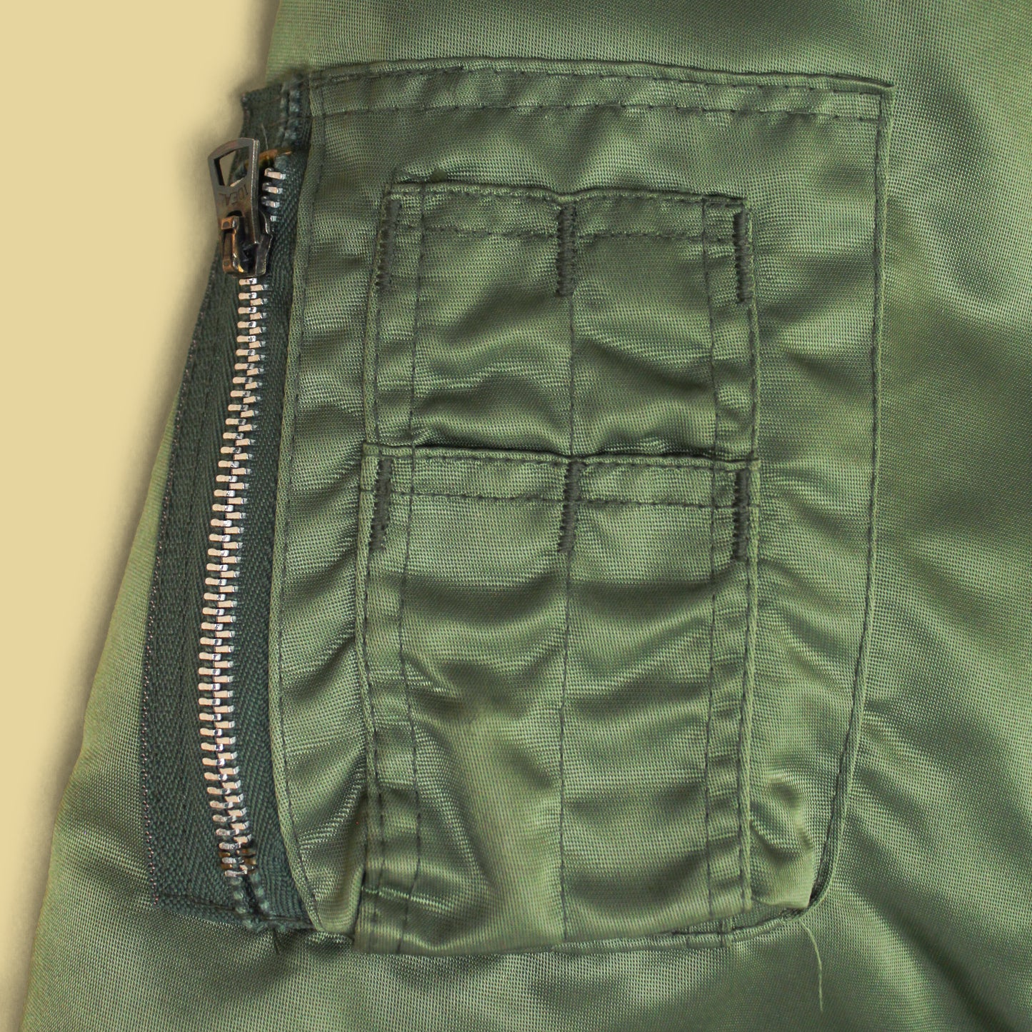 Vintage Civilian Issue/Reproduction Reversible MA-1 Bomber Jacket