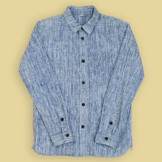 Pure Blue Japan Kasuri Chambray Work Shirt