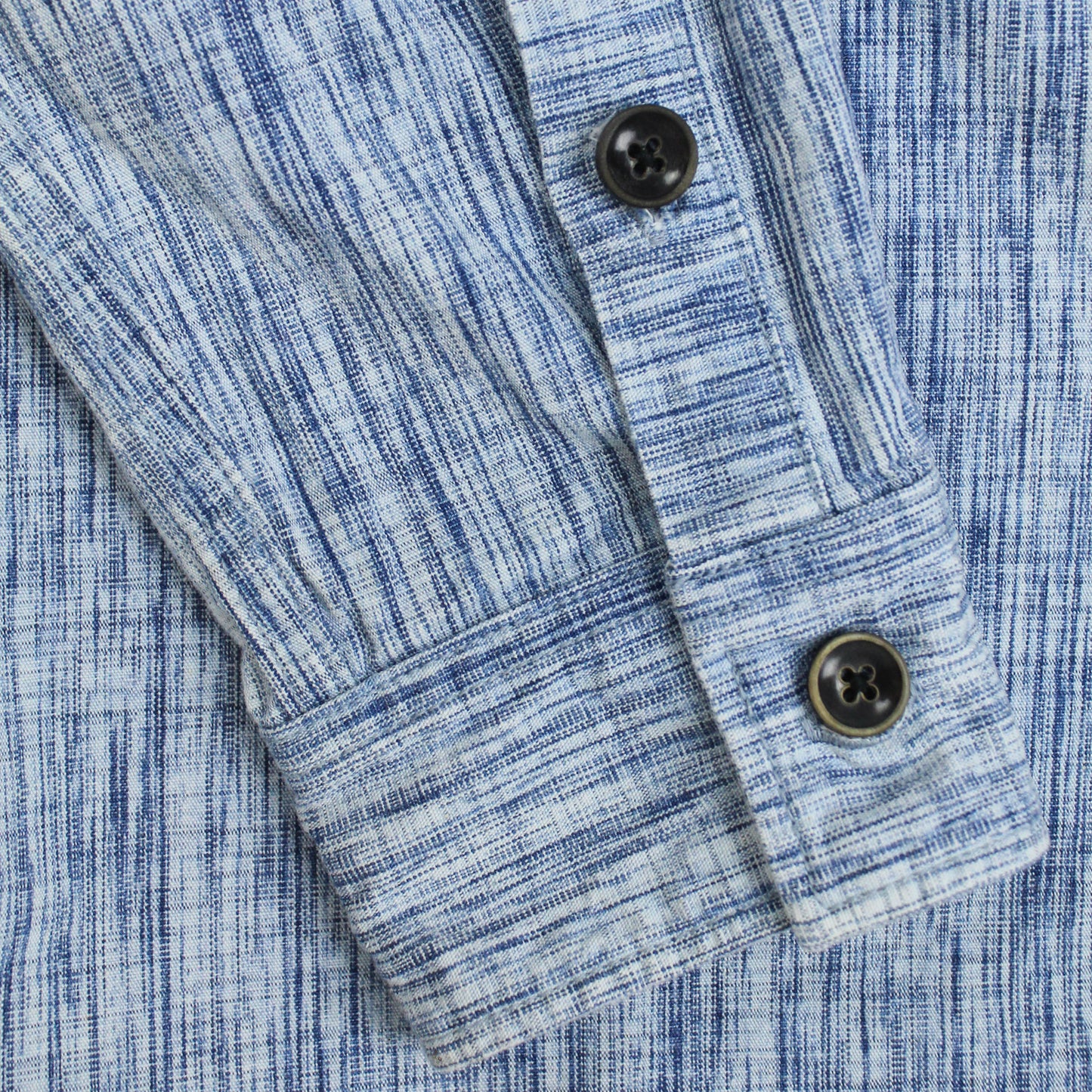 Pure Blue Japan Kasuri Chambray Work Shirt